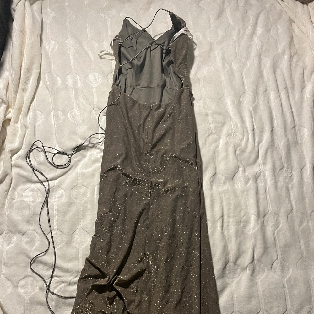 Size 10 Gold Prom Dress Body Con